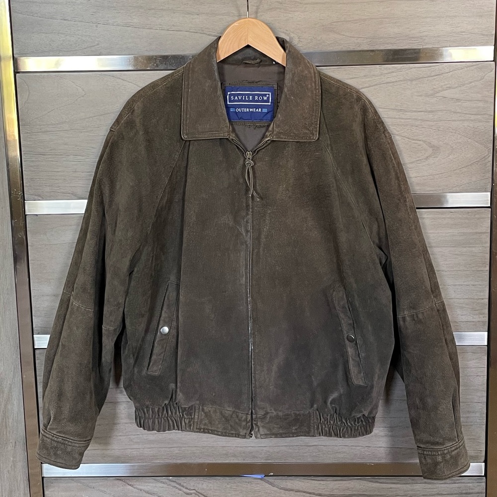 Savile Row Leather Coat
